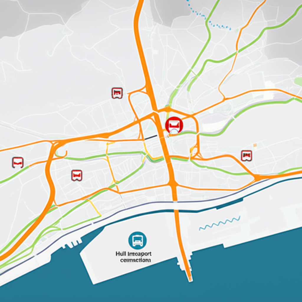 Hull transport network for graduate commuters