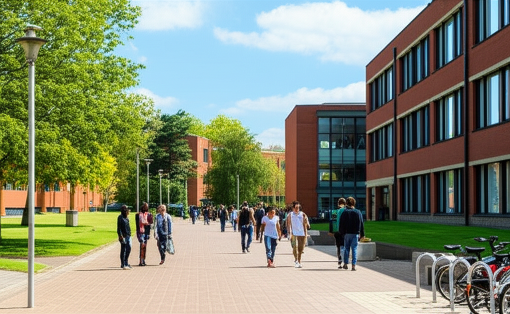 Loughborough University campus and graduate accommodation